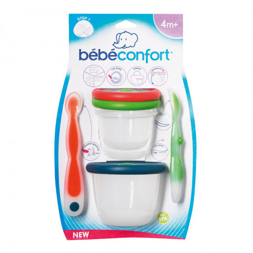Bébé Confort Set Cups And Spoons Step One