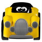 سيارة شيكو المثيرة بتصميم هنري ماكليود - اصفر