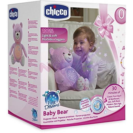 Chicco Baby Bear Doll - Pink