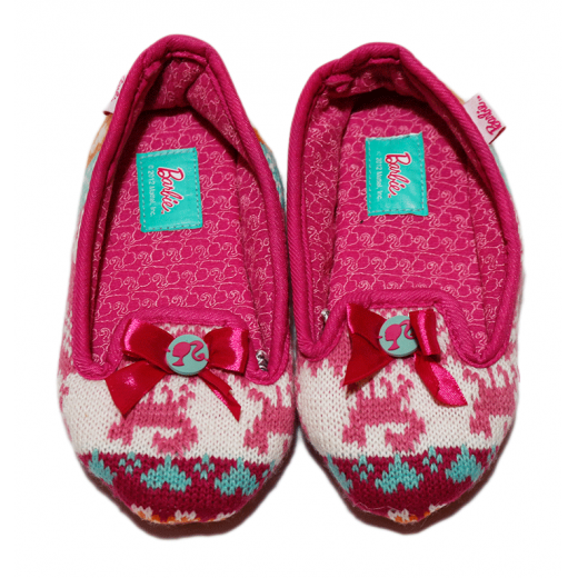 Winter Slippers - Barbie (Assortment) - Medium Size, 30 Eur