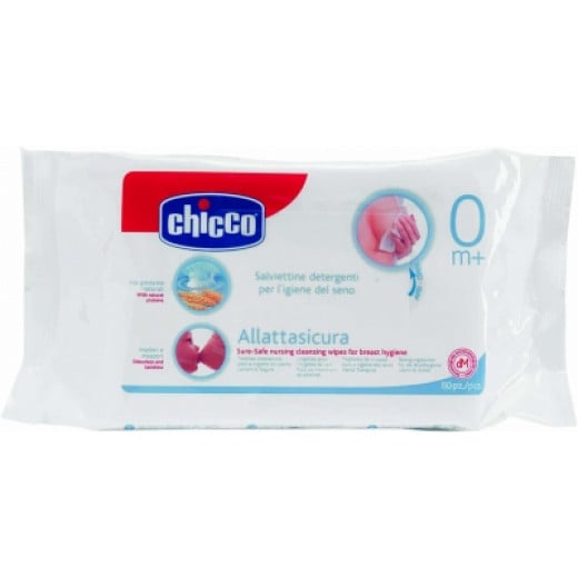 Chicco Cleansing Breast Wipes (80 PCS)