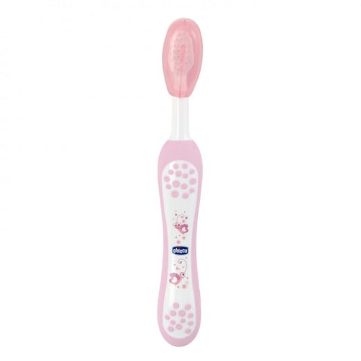 Chicco Milk Teeth Toothbrush +6m, Pink