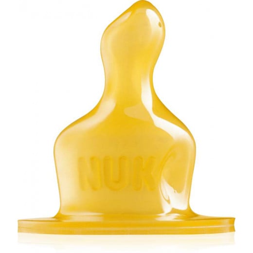 NUK Latex Vented Teats For Milk Stage 1, (0-6 months)