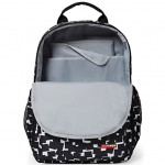 Skip Hop Duo Signature Diaper Backpack, Black/White