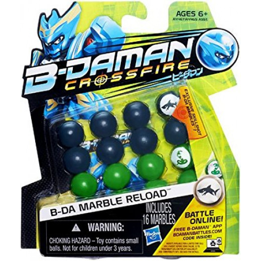 B-Daman Marble Reload (Green/Silver)