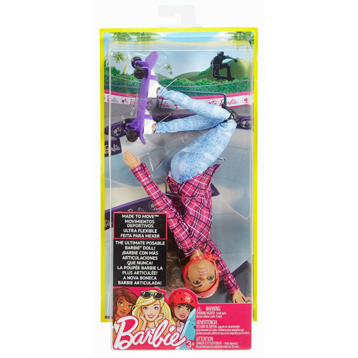 Barbie Made to Move The Ultimate Posable Skateboader Doll