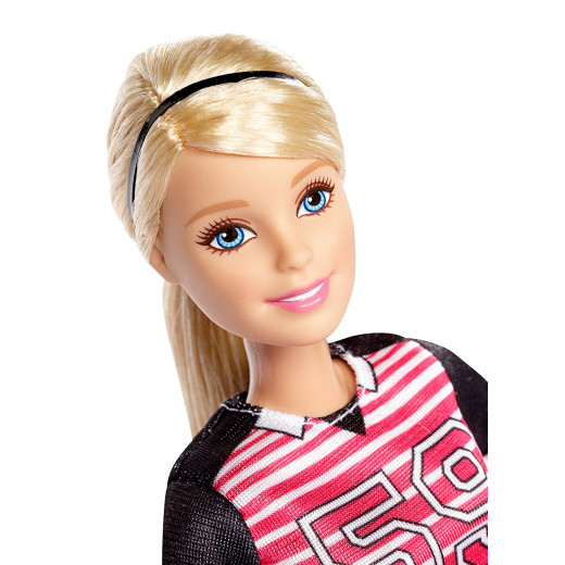 Barbie Made to Move Soccer Player Doll, Blonde