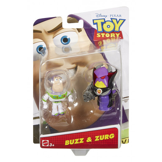 Disney/Pixar Toy Story 4" Buzz and Zurg Figure, 2 Pack