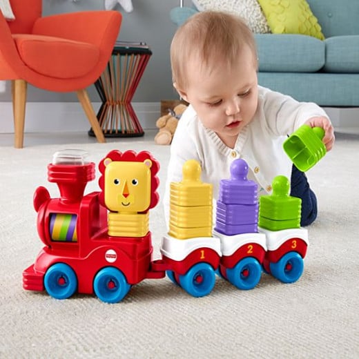 Fisher-Price Little Stackers Lion Locomotive