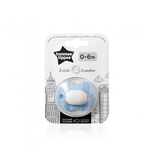 Tommee Tippee Little London Soother, 0-6 Months, Blue