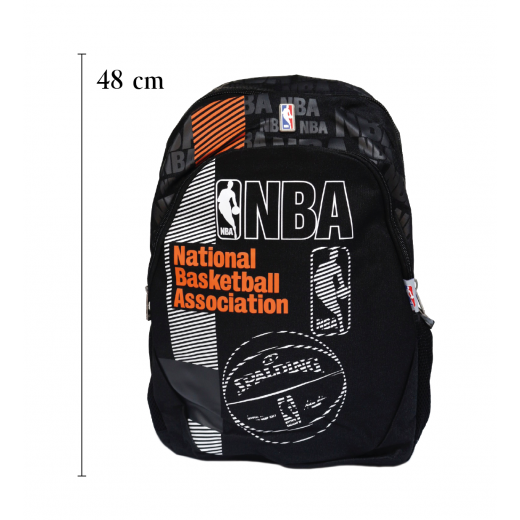 NBA Gray-Black & Orange BackPack-48cm