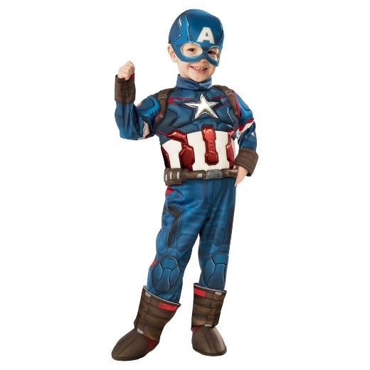 Captain America Halloween Costume, 3-8 years
