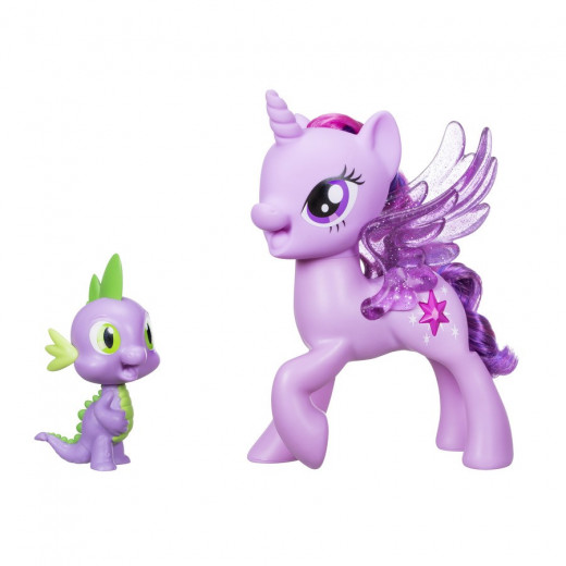 Hasbro My Little Pony Princess Twilight Sparkle Spike the Dragon Friendship Duet
