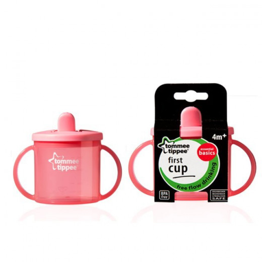Tommee Tippee Essentials First Cup, Pink