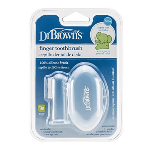 Dr. Brown's Finger Toothbrush With Case