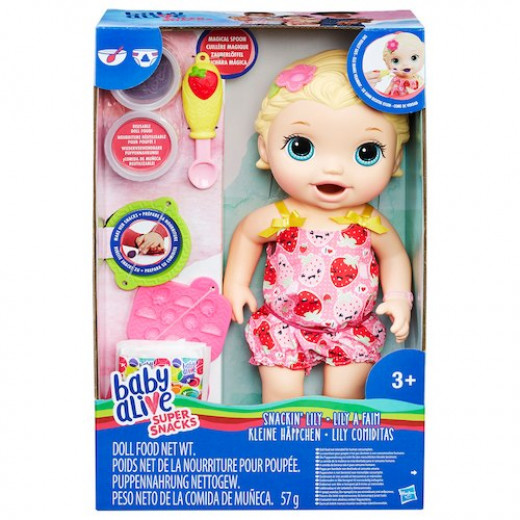 Baby Alive Snackin Lily Blonde