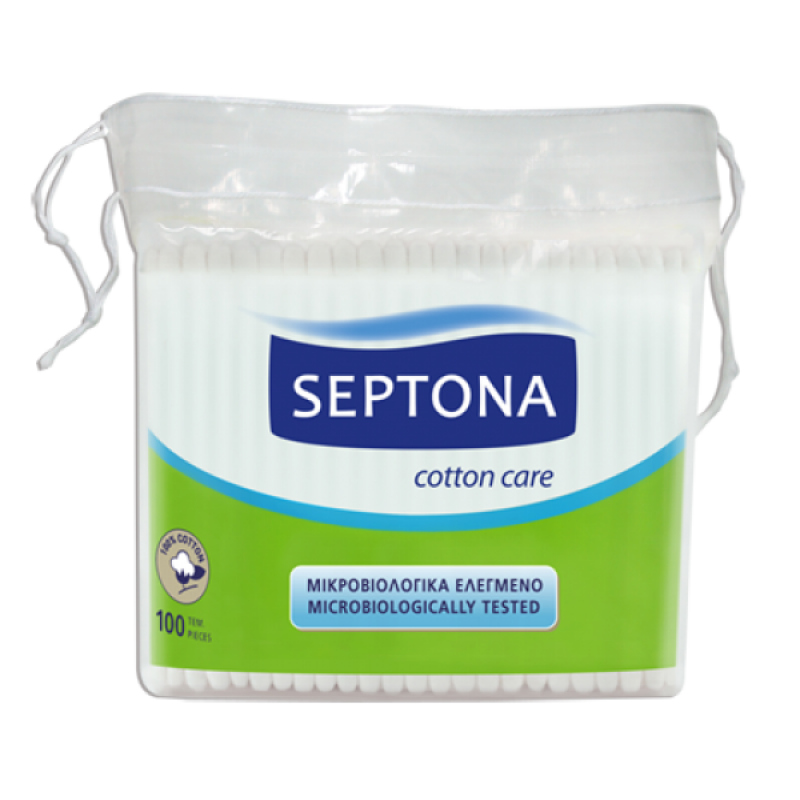 Septona 100 Cotton Buds in Plastic Bag | Beauty | Makeup | Makeup Brushes & Tools