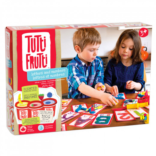 Tutti Frutti Dough Letters and Numbers