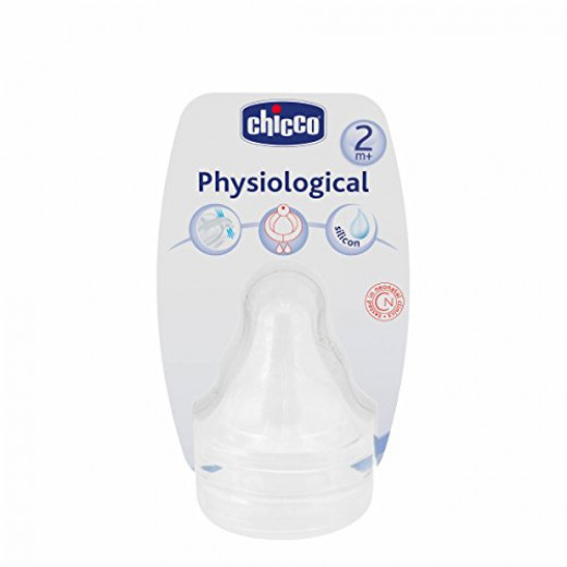 Chicco Physiological Teat Sil Adjustable 2pcs