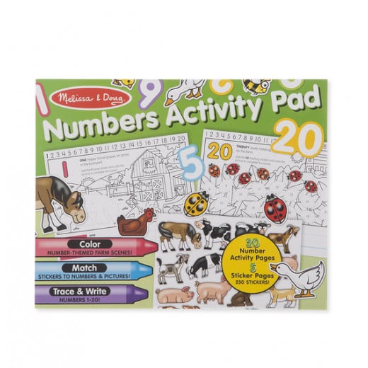 Melissa & Dough Numbers Activity Pad