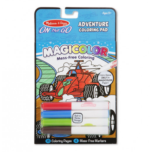 Melissa & Dough Magic Color on the Go Games & Adventure Coloring Pad