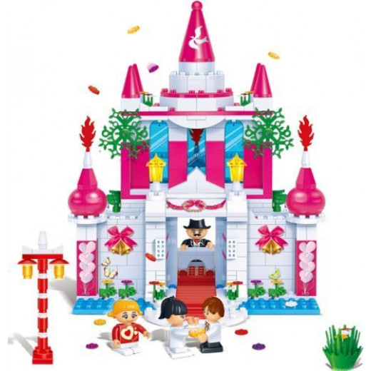 Banbao Wedding Chapel Toy Building Set, 552-Piece