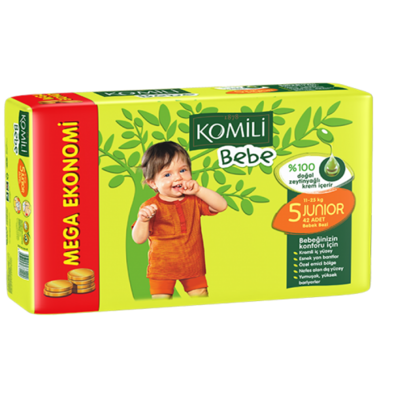 Komili Bebe Jumbo Size 5 Jounior 11 25 Kg 36 Pcs Komili Kids Jordan Amman Buy Review