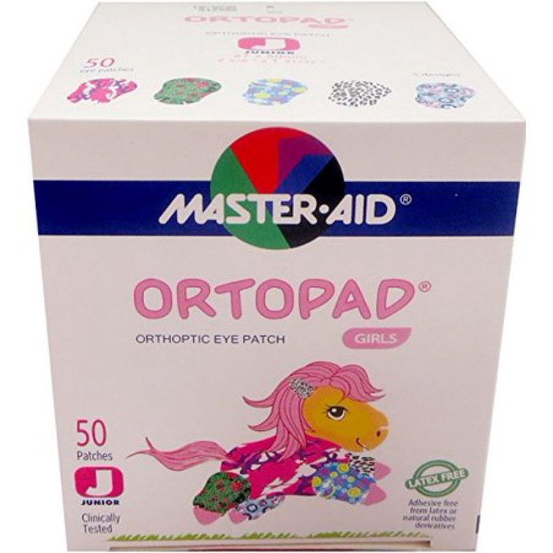 kosten Minder dan Kwik Master Aid Ortopad Girls Eye Patches - Junior Size (50 Per Box) | Master-Aid  | | Jordan-Amman | Buy & Review
