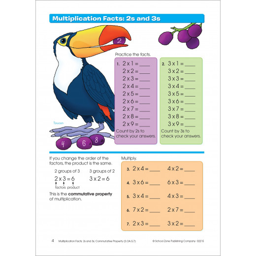 School Zone - Multiplication & Division Grades 3-4 Ages 8-10