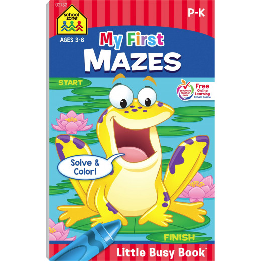 School Zone - My First Mazes Little Busy Book