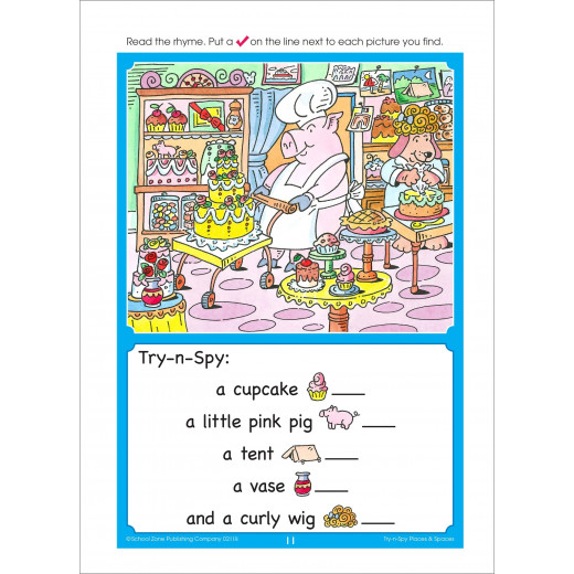 School Zone - Try n Spy Places and Spaces ages 4-6