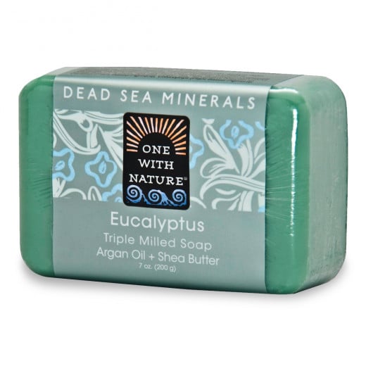 One With Nature Dead Sea Minerals Soap Eucalyptus