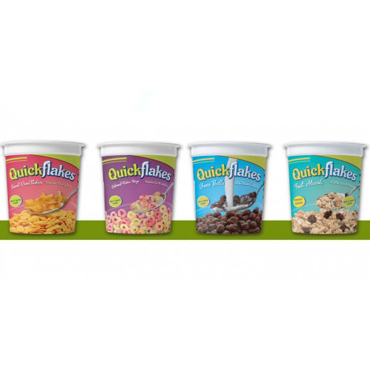 Quickflakes Sweet Corn Flakes X6 Cups