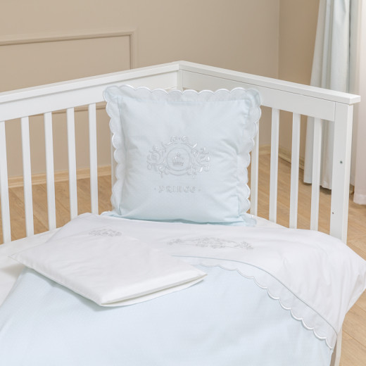 Funna Baby Bed Set 8pcs Prince - 60X120 - Blue
