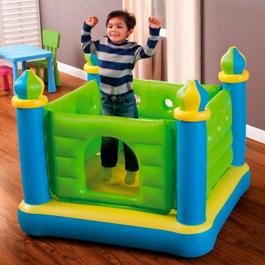Intex Junior Jump-o-Lene Inflatable Castle Bouncer, Green