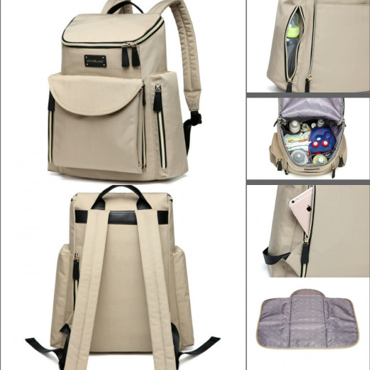 Colorland Burnell Baby Changing Backpack, Khaki