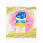 Calypso Bath Flower Body Sponge with Hanging Loop, Assorted Colors