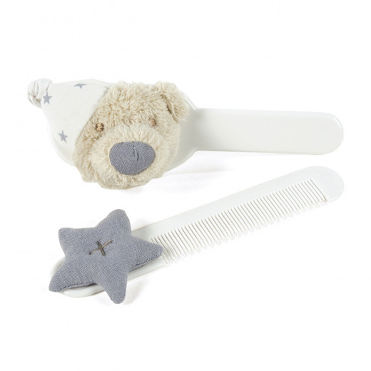 Pasito a Pasito Set of Brush and Comb, Blue Amelie