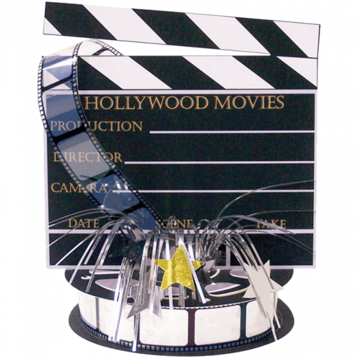 Amscan - Hollywood Clapboard Centerpiece Decoration Oscars Movie Party