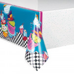 Amscan Mad Hatter Tea Party Plastic Tablecloth, 84x54 cm