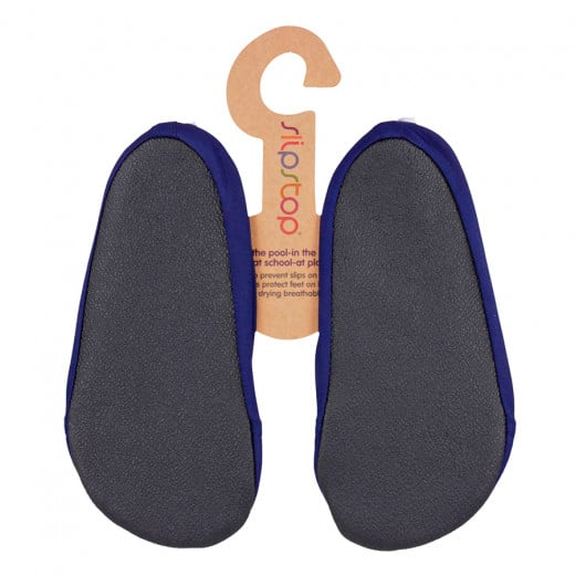 Slipstop Junior Pool Shoes, Navy Blue Color, XLarge Size