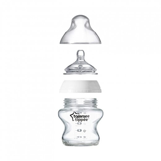 Tommee Tippee Closer To Nature Glass Bottle, 150 ml