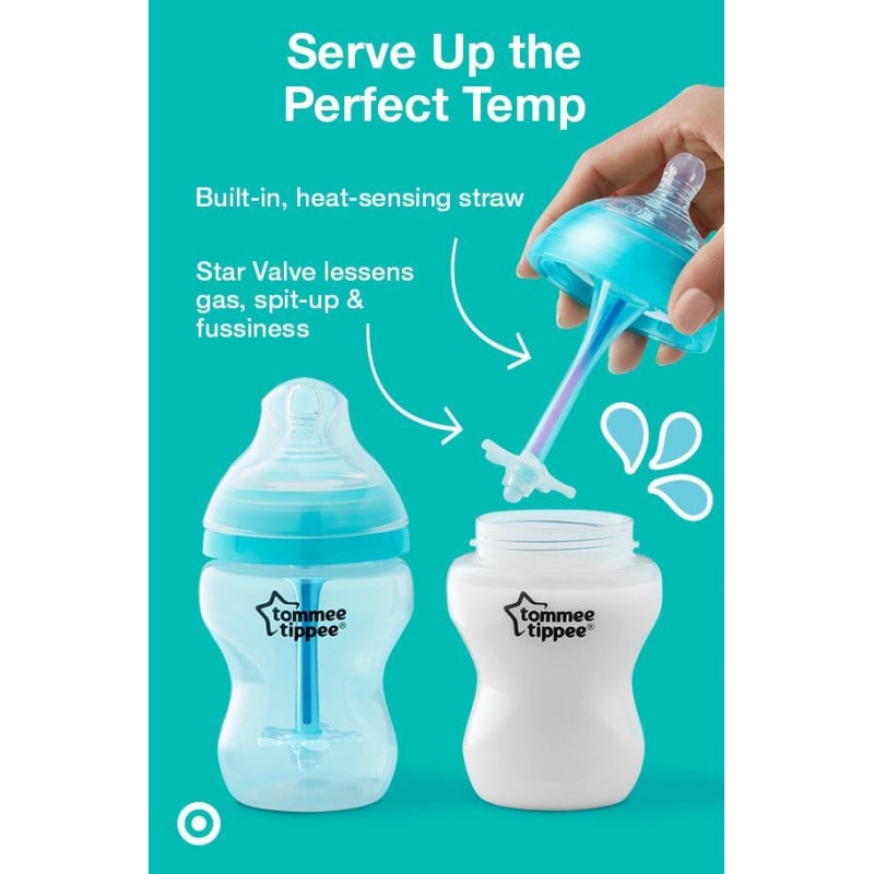 tommee tippee anti colic bottle set