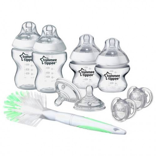 Tommee Tippee Closer to Nature Newborn Starter Kit, Clear