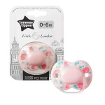 Tommee Tippee Little London Soother, 0-6 months, Pink