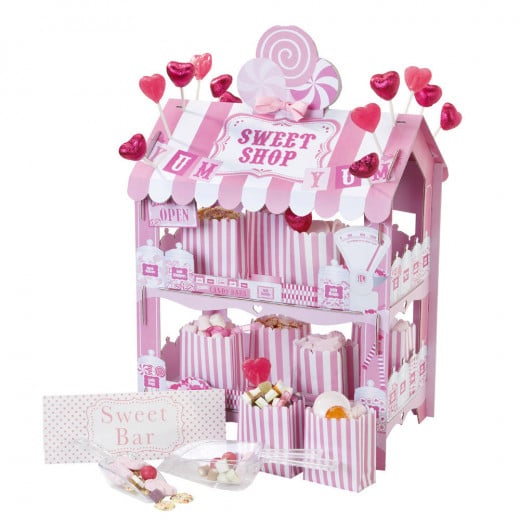 Talking Tables Sweet Shop Stand, Pink Color