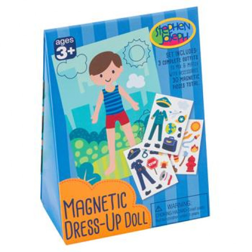 Stephen Joseph Magnetic Dress-Up Doll Boy