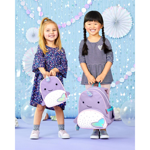 Skip Hop Zoo Lunchie Insulated Kids Lunch Bag, Narwhal