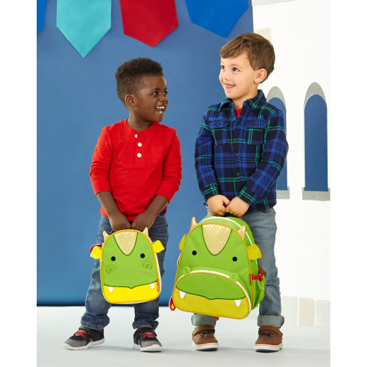 Skip Hop Zoo Lunchie Insulated Kids Lunch Bag, Dragon