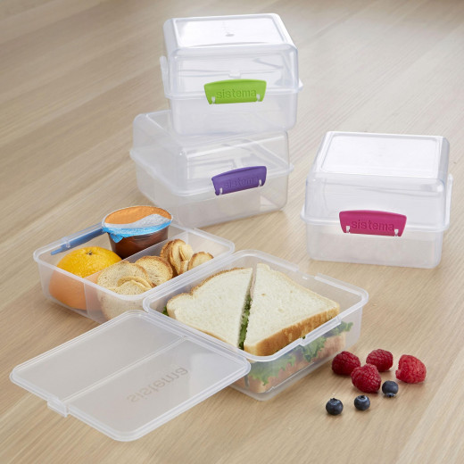 Sistema Lunch Cube To Go, 1.4 Litre - Pink